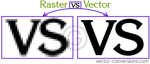 imagen-vectorizada-versus-imagen-rasterizada vector versus raster