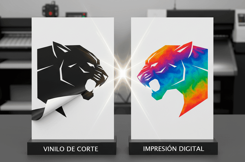 Vinilo de Corte vs Digital: ¿Cuál elegir para tu rotulación?