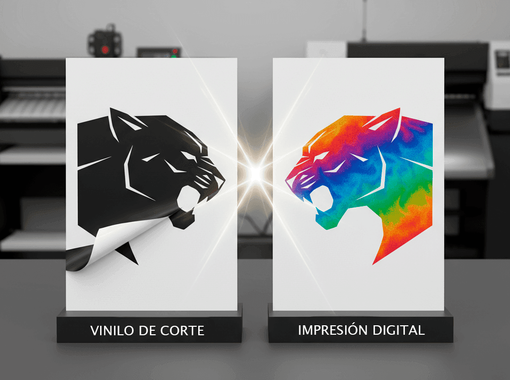 Vinilo de corte vs impresión digital